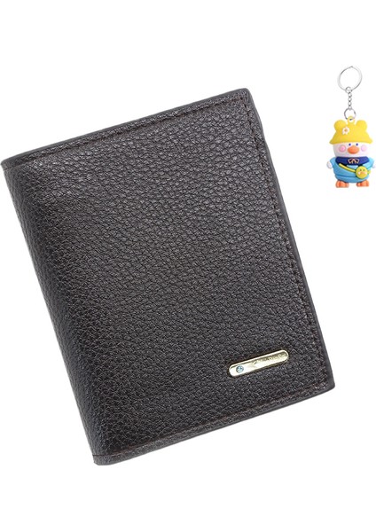 Erkek Cüzdanı Basit Gündelik Erkek Cüzdanı Para Cüzdanı Erkek Kısa Para Cüzdanı (Yurt Dışından)