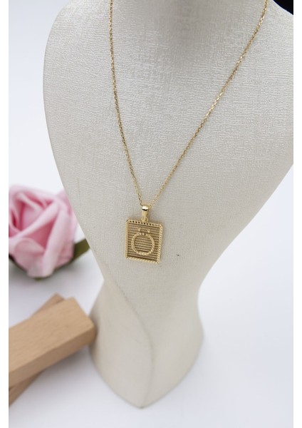 14 Ayar Altın Ö Harfi Kolye LKKLY1206