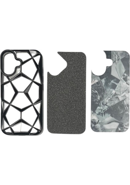 Apple iPhone 16 Uyumlu Prizma Seri Arka Koruma Kılıf