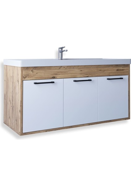 Lizbon 100 cm Mdf Banyo Lavabolu Alt Dolap