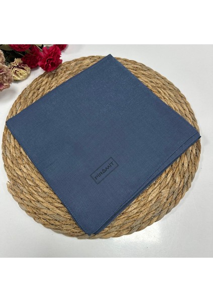 Kehribar Eşarp Soft Lacivert LTP0227