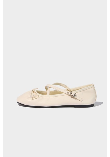 Kadın Düz Taban Suni Deri Babet E2405AX25SM fiyatları