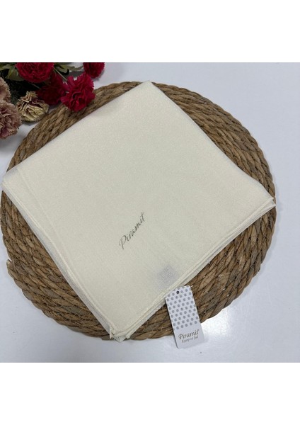 Kehribar Eşarp Krem LTP0206