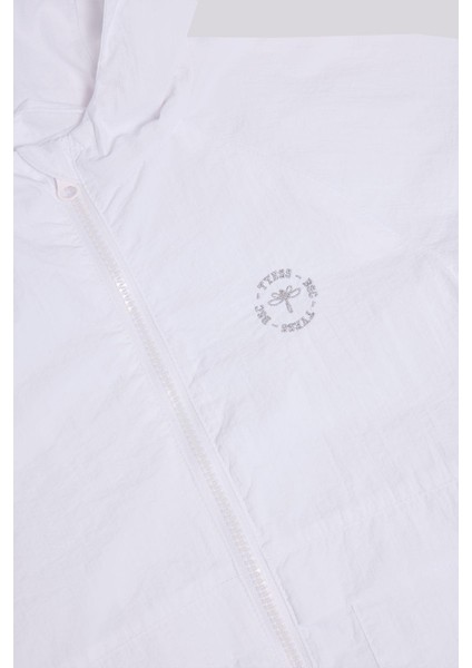 Kız Çocuk Beyaz Yağmurluk modelleri