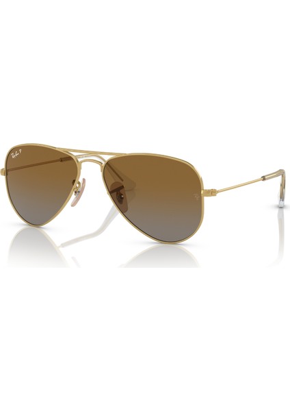Rj 9506S 223/T5 52 Ray-Ban Junior Junıor Avıator Polarize Çocuk Güneş Gözlüğü