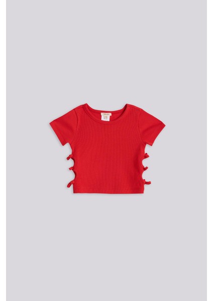 Bg Store Kız Çocuk Kırmızı Tshirt