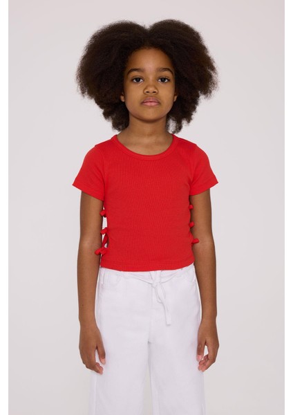 Bg Store Kız Çocuk Kırmızı Tshirt