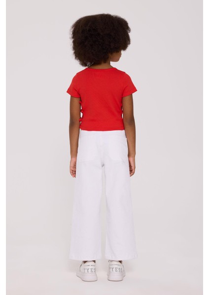 Bg Store Kız Çocuk Kırmızı Tshirt