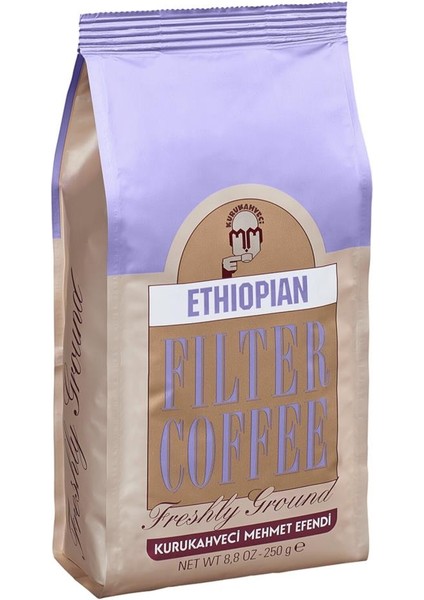 Ethiopian Öğütülmüş Filtre Kahve 250 gr
