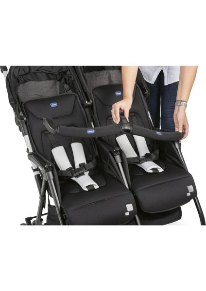 Nessiworld Nessiworld Chicco Ohlala Twin Ikiz Bebek Arabası Black Nigth fırsatları