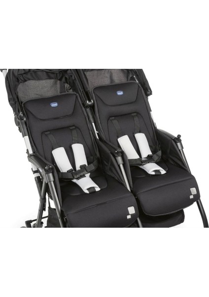 Nessiworld Nessiworld Chicco Ohlala Twin Ikiz Bebek Arabası Black Nigth indirimleri