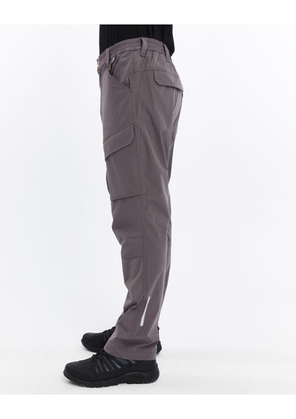 Quick Dry Cargo Trekking Erkek Pantolon-Füme fırsatları
