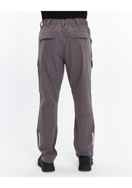Quick Dry Cargo Trekking Erkek Pantolon-Füme indirimleri