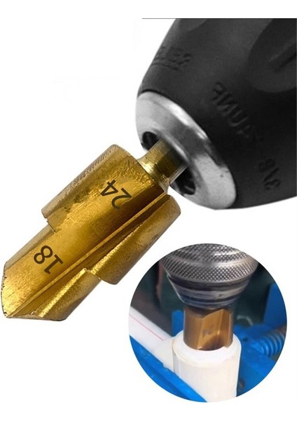 Rekotools-3 Adet Kademeli Matkap Ucu, Altıgen Saplı Su Borusu Bağlantı Aleti 20/25/32MM fiyatları