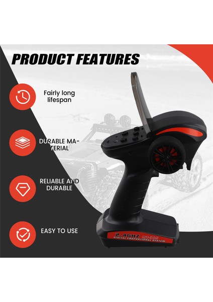 MT-305 2.4ghz 3-Kanal 3ch Dijital Radyo 2.4g Afhs Uzaktan Kumandalı Rc Verici Araba Tekne Için (Yurt Dışından)