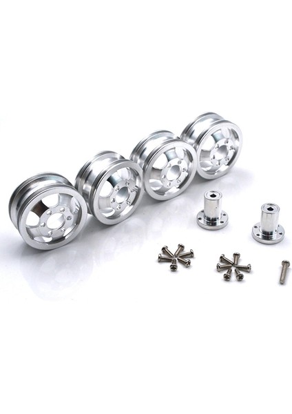 8x Metal Yükseltme Darbeye Dayanıklı Tekerlek Göbeği Jantı B1 B16 B24 B36 C14 C24 1/16 Rc Kamyon Vida ile (Yurt Dışından)