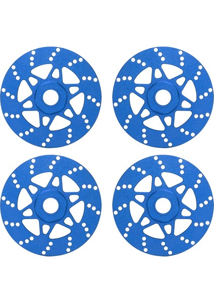 4 Adet Whirlwind Fren Diski Tekerlek Altıgen Göbeği 17MM Arrma 1/7 Infraction Limitless Felony 1/8 Rc Yükseltme Parçaları Mavi (Yurt Dışından)