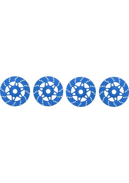 4 Adet Whirlwind Fren Diski Tekerlek Altıgen Göbeği 17MM Arrma 1/7 Infraction Limitless Felony 1/8 Rc Yükseltme Parçaları Mavi (Yurt Dışından)