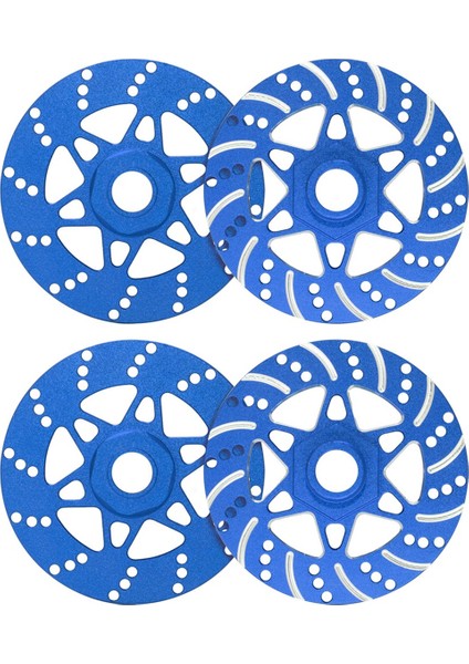4 Adet Whirlwind Fren Diski Tekerlek Altıgen Göbeği 17MM Arrma 1/7 Infraction Limitless Felony 1/8 Rc Yükseltme Parçaları Mavi (Yurt Dışından)