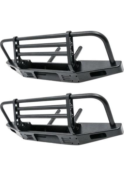1/10 Trx4 Axial SCX10 90046 90047 Için 2x Evrensel Metal Ön Çarpışma Önleyici Tampon (Yurt Dışından)
