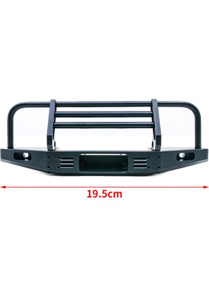 1/10 Trx4 Axial SCX10 90046 90047 Için 2x Evrensel Metal Ön Çarpışma Önleyici Tampon (Yurt Dışından)