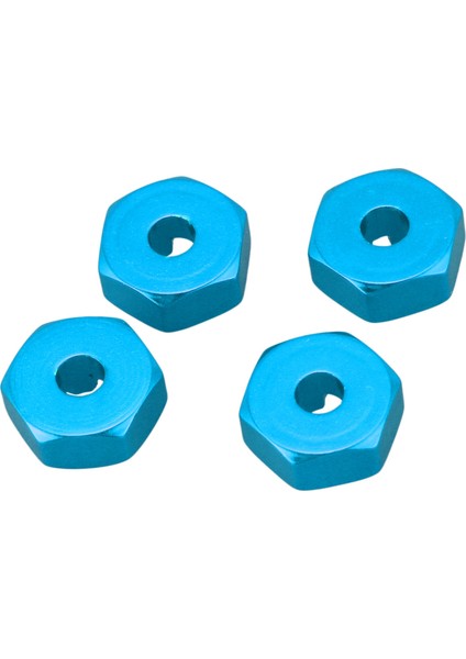 16X Alüminyum Alaşımlı 12MM Kombine Tekerlek Göbeği Altıgen Adaptör Yükseltmeleri 144001 1/14 Rc Araba Yedek Parçaları, Mavi (Yurt Dışından)