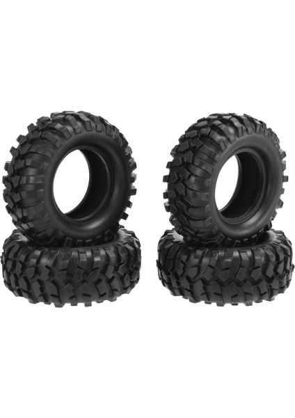 Adet 1.9 Inç Kauçuk Lastik Tekerlek Lastikleri 96X40MM 1/10 Rc Paletli Trx4 Eksenel SCX10 Iıı AXI03007 90046 (Yurt Dışından)