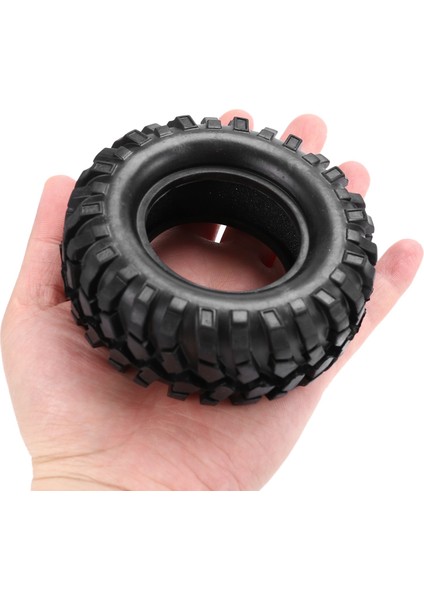Adet 1.9 Inç Kauçuk Lastik Tekerlek Lastikleri 96X40MM 1/10 Rc Paletli Trx4 Eksenel SCX10 Iıı AXI03007 90046 (Yurt Dışından)