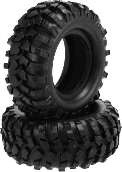 Adet 1.9 Inç Kauçuk Lastik Tekerlek Lastikleri 96X40MM 1/10 Rc Paletli Trx4 Eksenel SCX10 Iıı AXI03007 90046 (Yurt Dışından)
