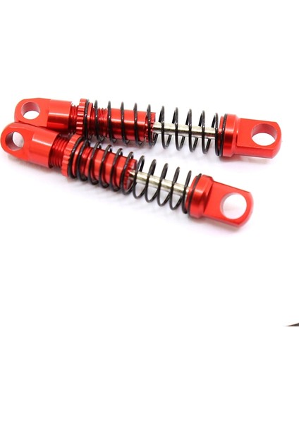 XMYKC01CM Jimny 1/16 Rc Paletli Araba Yükseltme Parçaları Aksesuarları Için 4 Adet Metal Amortisör, Kırmızı (Yurt Dışından)