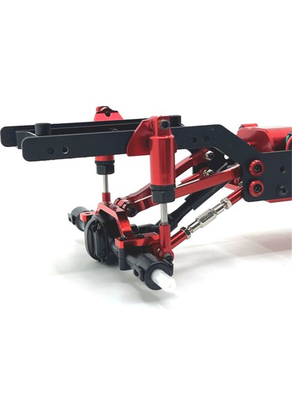 Rc Araba Yükseltme Wave Box Çekme Çubuğu Bilyalı Rulman Seti 1/12 MN99S Parçaları Kırmızı (Yurt Dışından) modelleri