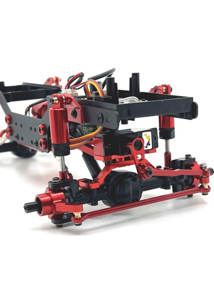 Rc Araba Yükseltme Wave Box Çekme Çubuğu Bilyalı Rulman Seti 1/12 MN99S Parçaları Kırmızı (Yurt Dışından) fırsatları