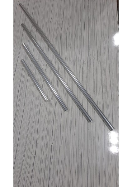 Chef Akpen 4'lü Chef Alüminyum Paslanmaz 29-49-74-99 cm Metal Oklava Seti Hamur Açma Aparatı Sofra Mutfak fırsatları