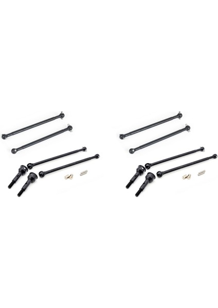4x Metal Ön ve Arka Tahrik Mili Cvd Köpek Kemiği -10 DBX10 1/10 Rc Araba Yükseltme Parçaları Yedek Aksesuarlar (Yurt Dışından)