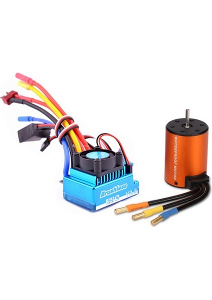 Fırçasız Yükseltme Kiti Motor Esc Seti 144001 A959-B A979-B Rc Araba Yedek Parçaları (Yurt Dışından)