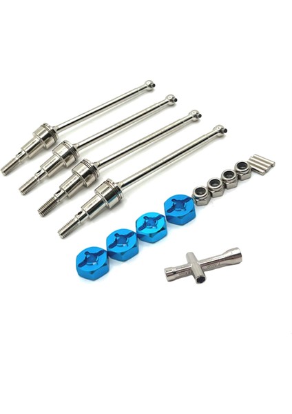 Scy 1/16 Q117 W130 W141 Rc Fırça Uzaktan Kumandalı Araba Parçaları Için Gelişmiş Performans Için Tahrik Mili Mavi (Yurt Dışından)