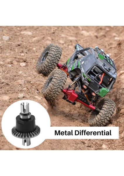 144001 1/14 4WD Rc Araba Yedek Parçası Için 2 Adet Metal Diferansiyel Dişlisi 144001-1309 (Yurt Dışından) fırsatları