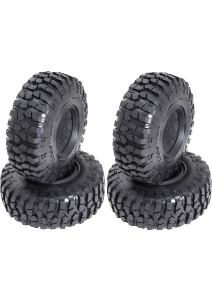 4 Adet 108MM 1.9 Inç Kauçuk Lastik Tekerlek Lastiği 1/10 Rc Paletli Araba Eksenel SCX10 Iı Iıı 90046 Trx4 D90 Redcat (Yurt Dışından)