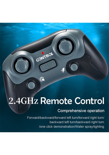 2.4ghz Rc Dinozor Oyuncakları Uzaktan Kumandalı Tekne Su Geçirmez Yüzme Havuzu Göl Banyo Çocuklar Erkek Hediyesi (Yurt Dışından)