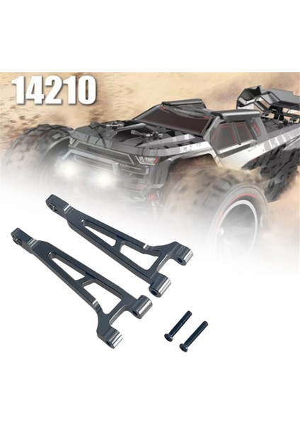Rc Araba Metal Yükseltme Üst Salıncak Kolu Parçaları Go 1/14 14209 14210 H14BM Parçaları (Titanyum) (Yurt Dışından)