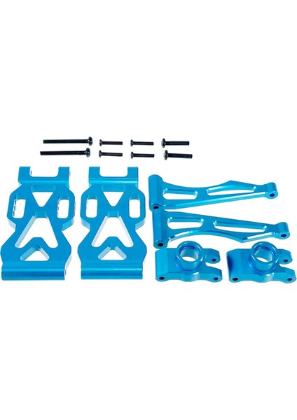 Metal Arka Yukarı ve Aşağı Sallanma Kolları (S/r) Seti Kiti Scy 1/16 Yüksek Hızlı Uzaktan Kumandalı Araba Yükseltme Aksesuarları Mavi (Yurt Dışından)