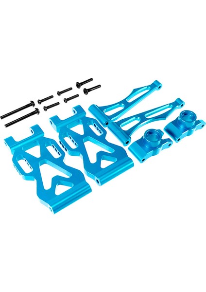 Metal Arka Yukarı ve Aşağı Sallanma Kolları (S/r) Seti Kiti Scy 1/16 Yüksek Hızlı Uzaktan Kumandalı Araba Yükseltme Aksesuarları Mavi (Yurt Dışından)