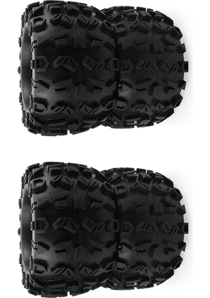 4 Adet 1/8 Ölçekli Rc Kamyon Lastiği ve Jant Seti Tmaxx E-3.3, Jlb Cheetah Için Yapıştırılmış (Yurt Dışından) fırsatları