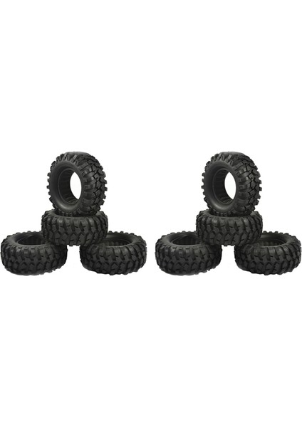8 Adet 1.9 Inç Kauçuk Lastik Tekerlek Lastikleri 96X40MM 1/10 Rc Paletli Trx4 Eksenel SCX10 Iıı AXI03007 90046 (Yurt Dışından)