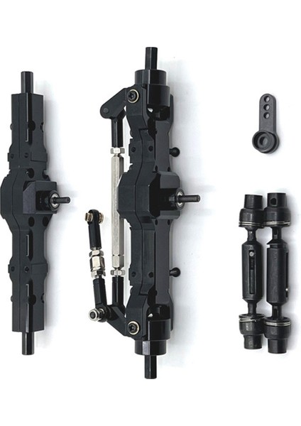 Aks Tertibatı Tahrik Mili Seti 1/10 C74 1/16 Tam Aralık Uzaktan Kumandalı Araba Metal Yükseltme Siyah (Yurt Dışından)