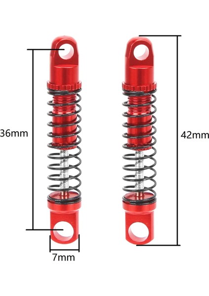 8x D12 Rc Araba Metal Arka Amortisör Sabit Koltuk Yükseltme Parçaları Aksesuarları Montajlı,1 (Yurt Dışından)