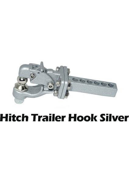 2x Metal Hitch Römork Kancası 1:10 SCX10 90046 90047 Trx4 Rc Paletli Araba (Gümüş) (Yurt Dışından) modelleri