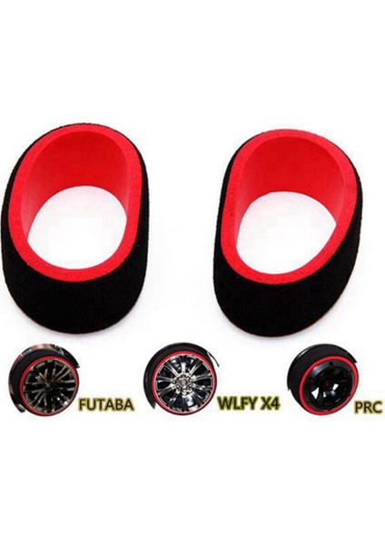 6x Rc Araba Vericisi Direksiyon Simidi Köpük Tutacak El Süngeri Futaba 3pv Için (Yurt Dışından)