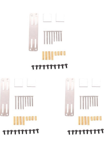 3x Yükseltilmiş Metal Servo Sabit Montaj Braketi Kiti Parçaları Rc Kamyon Araba Aksesuarları Oyuncaklar Çocuklar Için (Yurt Dışından)