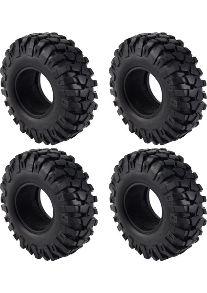 4 Adet 1.9 Inç Kauçuk Lastik Tekerlek Lastikleri 108X40MM 1/10 Rc Paletli Trx4 Eksenel SCX10 Iıı AXI03007 90046 (Yurt Dışından)